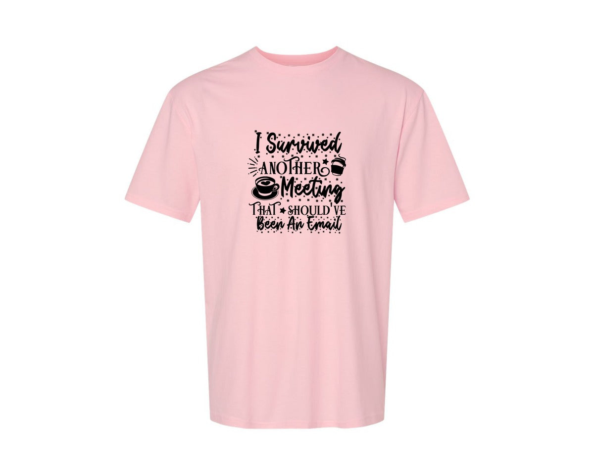 brand:Generic|color:Pink|Funny Office Coffee Mug 2 Graphic T-Shirt