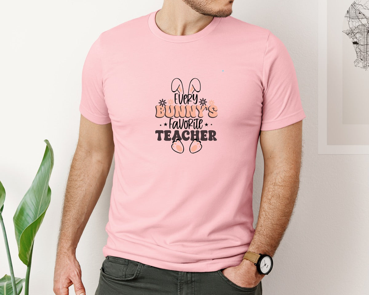 brand:Bella Canvas|color:Pink|Easter Day T Shirt Design 4 Graphic T-Shirt