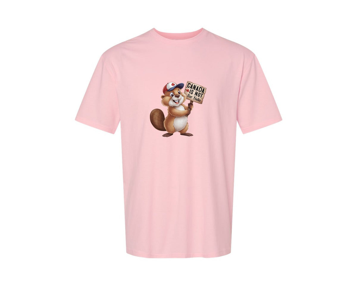 brand:Generic|color:Pink|Canada Is Not For Sale Maple Leaf 2 Graphic T-Shirt