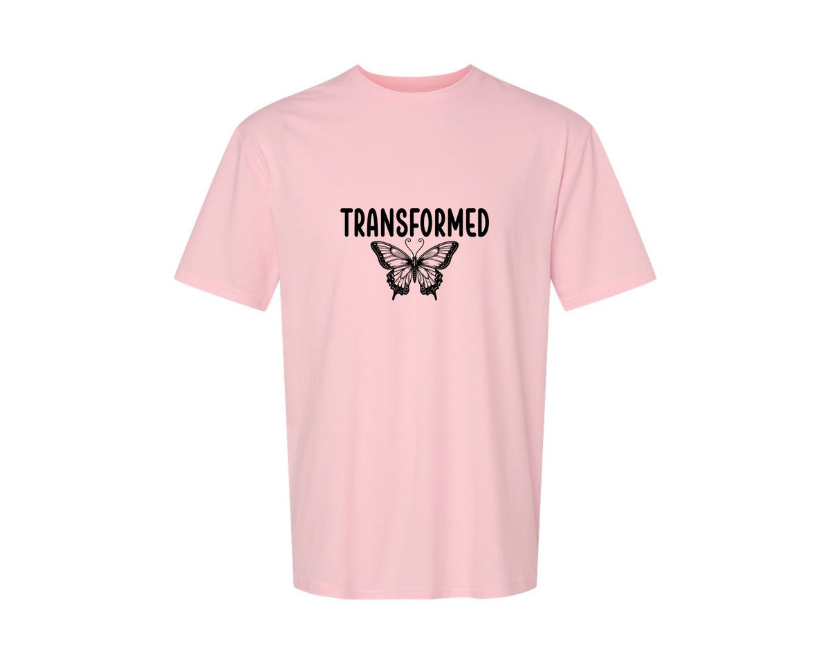 brand:Generic|color:Pink|Boho Christian Sleeve Design Graphic T-Shirt