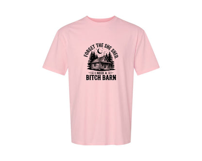 brand:Generic|color:Pink|Farm Home Svgforget The She Shed Tshirt Graphic T-Shirt