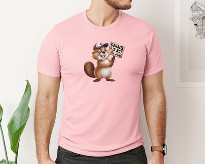brand:Bella Canvas|color:Pink|Canada Is Not For Sale Maple Leaf 2 Graphic T-Shirt