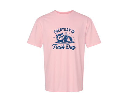 brand:Generic|color:Pink|Everyday Is Trash Day Design Graphic T-Shirt
