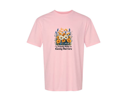 brand:Generic|color:Pink|Praying Mama Boho Floral Mama 2 Graphic T-Shirt