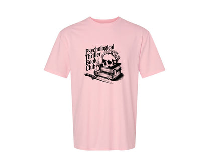 brand:Generic|color:Pink|Psychological Thriller Book Club T S Graphic T-Shirt