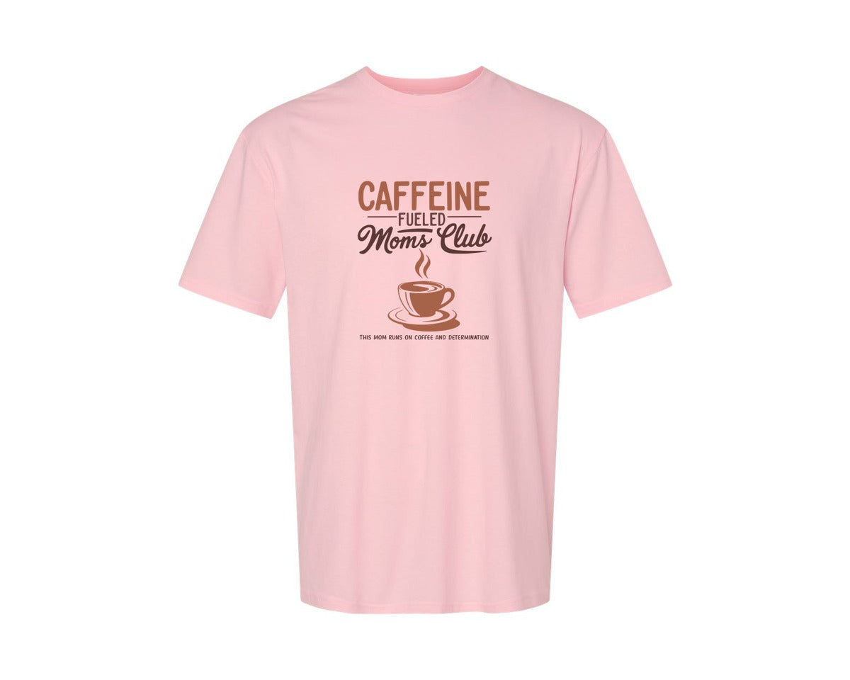 brand:Generic|color:Pink|Coffee Mom Club Mothers Day Shirt Graphic T-Shirt