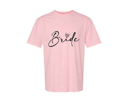 brand:Generic|color:Pink|Bride Wedding Bridal Party 2 Graphic T-Shirt