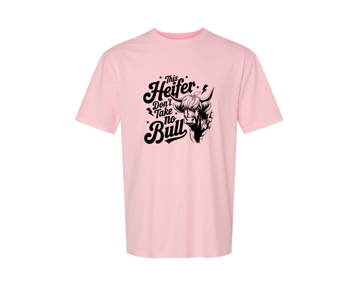 brand:Generic|color:Pink|This Heifer Don T Take No Bull T Shi Graphic T-Shirt