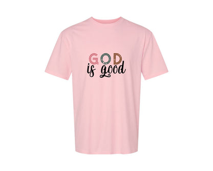 brand:Generic|color:Pink|Boho Christian Religious Graphic T-Shirt