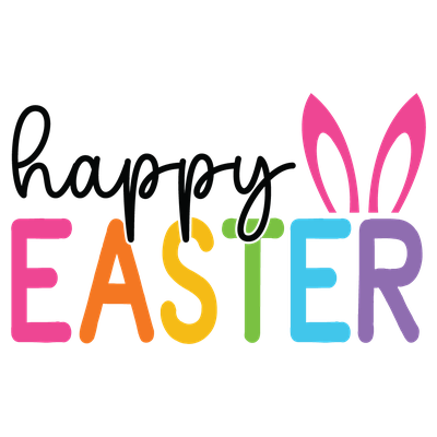 Happy Easter - DTF Transfer