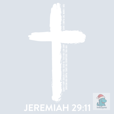 Bible Verse Cross Christian - DTF Transfer