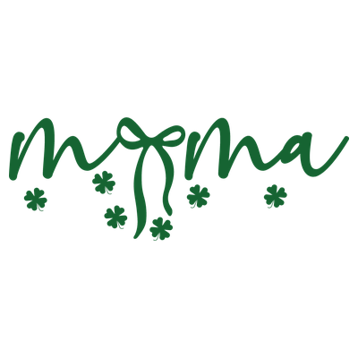 Mama Mini St Patrick's Day Bow - DTF Transfer