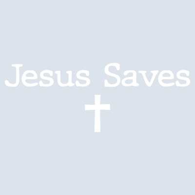 Jesus Saves Christian Gift - DTF Transfer
