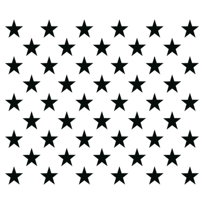 50 Stars from American Flag - DTF Transfer