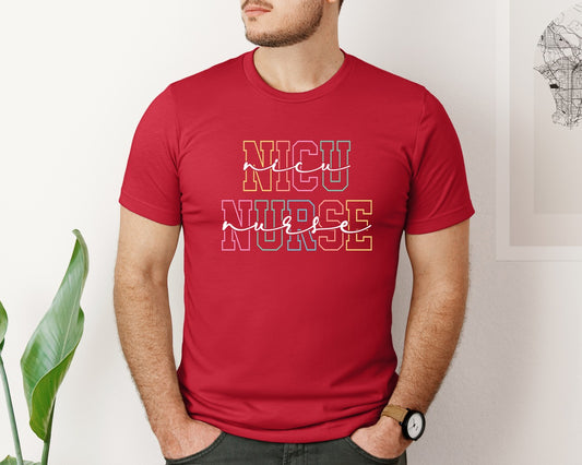 Comfort Colors Nicu Shirt Nicu Nurse Graphic T-Shirt