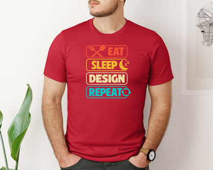 brand:Bella Canvas|color:Red|Architect Architecture T Shirt Design 157 Graphic T-Shirt