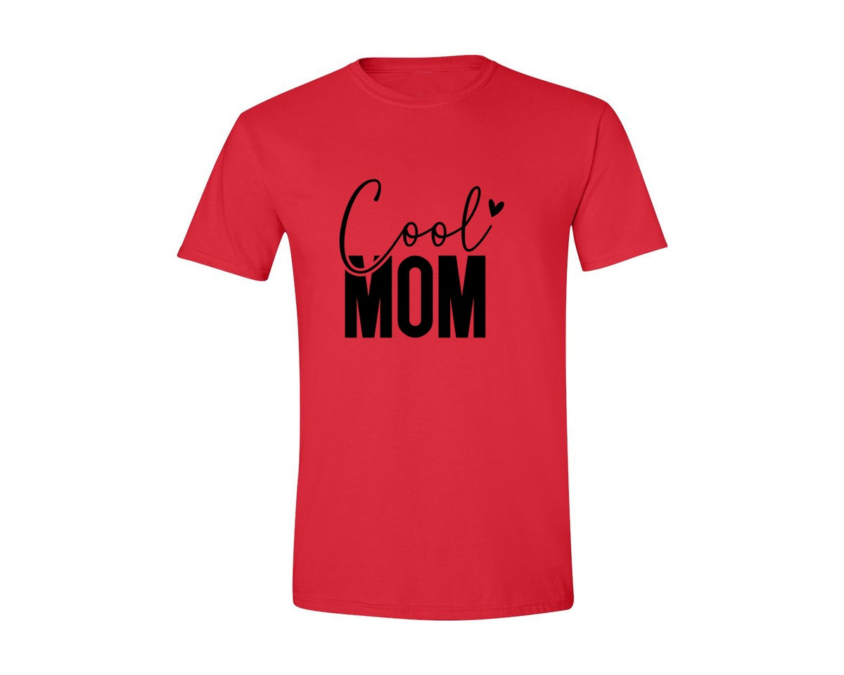 brand:Generic|color:Red|Cool Mom Funny Mom Mama Graphic T-Shirt