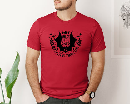 brand:Bella Canvas|color:Red|There It Goes My Last Flying Fck 3 Graphic T-Shirt