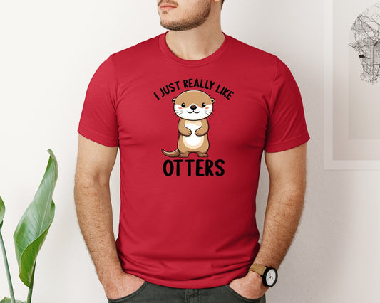 I Just Really Like Otters T Shirt Graphic T-Shirt