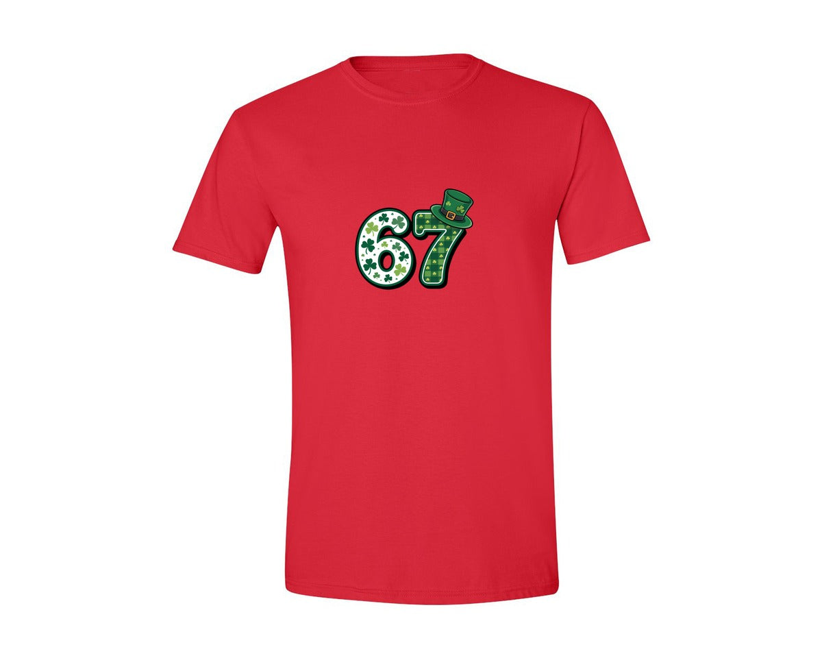 brand:Generic|color:Red|67 St Patricks Day T Shirt Design Graphic T-Shirt