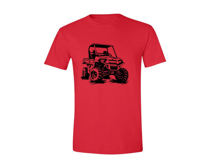 brand:Generic|color:Red|Atv Atv Riding Graphic T-Shirt