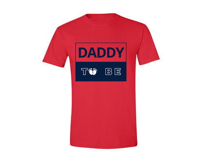 brand:Generic|color:Red|Daddy To Be Pregnancy Announcement 2 Graphic T-Shirt