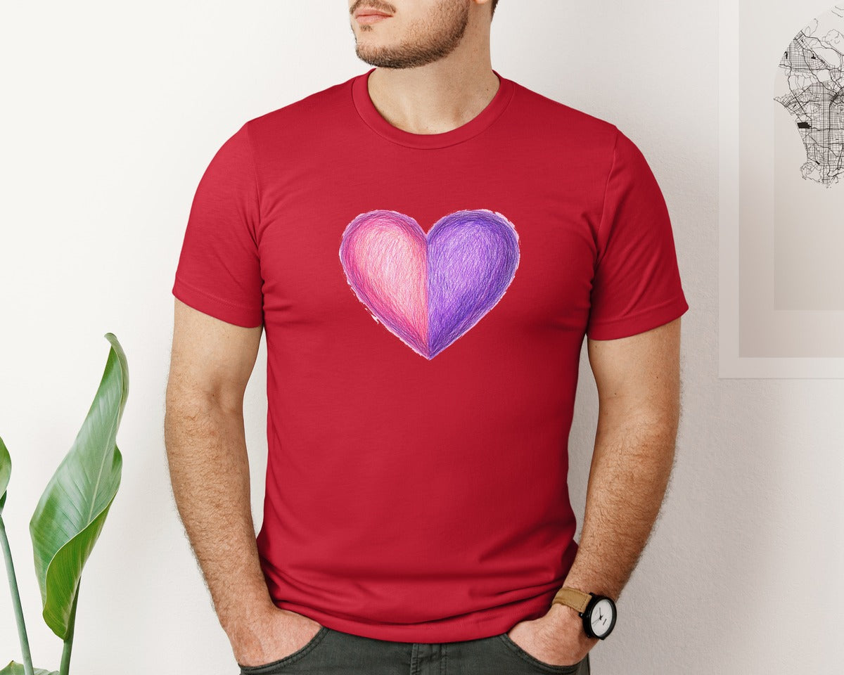 brand:Bella Canvas|color:Red|Fear Not For I Am With You Pngcross Graphic T-Shirt