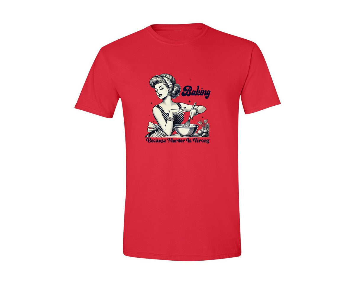 brand:Generic|color:Red|Trendy Vintage Graphic T-Shirt