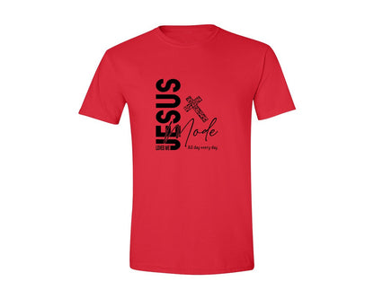brand:Generic|color:Red|Jesus Loves Me Love Like Jesus Graphic T-Shirt