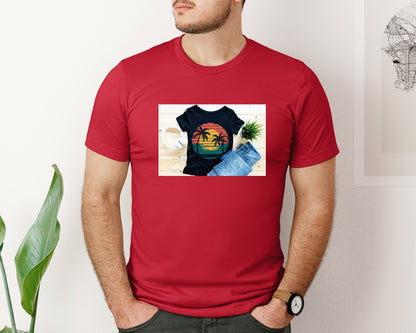 brand:Bella Canvas|color:Red|Summer T Shirt 34 Graphic T-Shirt
