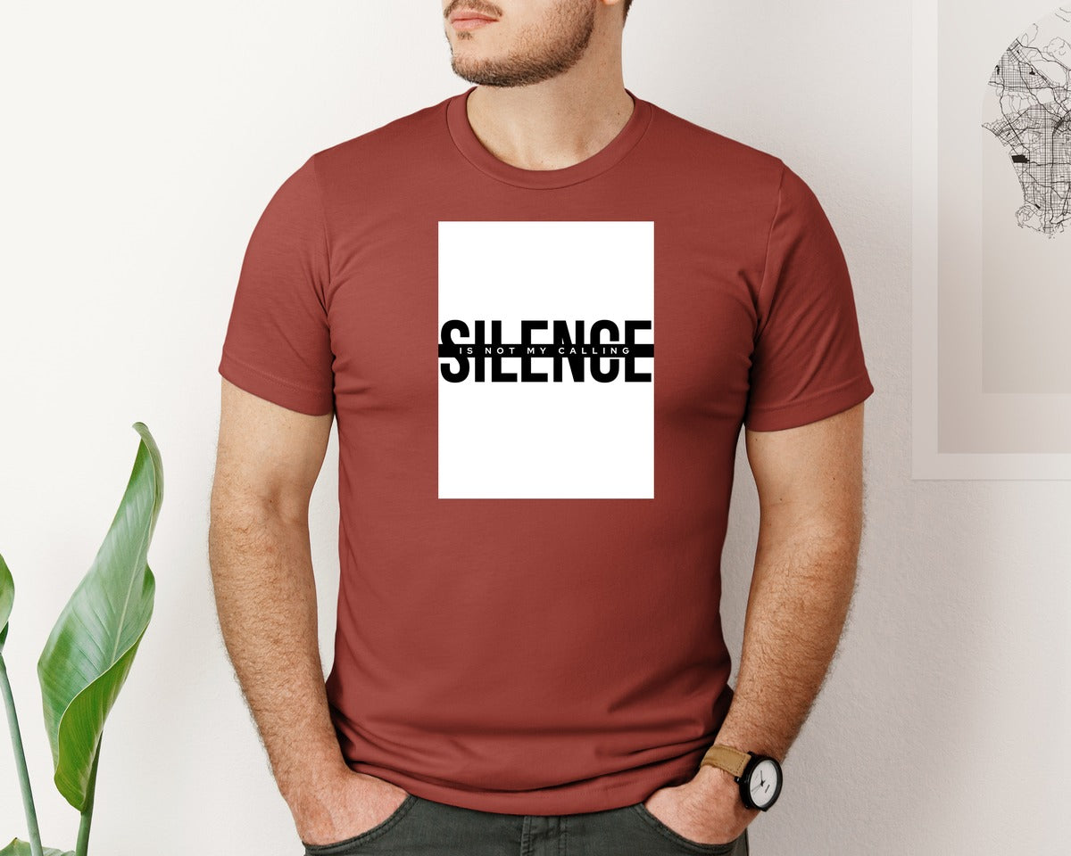 brand:Bella Canvas|color:Rust|Bold Christian Faith Quote Political Graphic T-Shirt