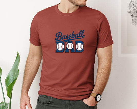 Baseball Dad 3 Graphic T-Shirt