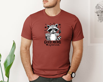 brand:Bella Canvas|color:Rust|Good Moms Say Bad Words 6 Graphic T-Shirt