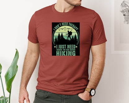 brand:Bella Canvas|color:Rust|Hiking T Shirt Design 379 Graphic T-Shirt
