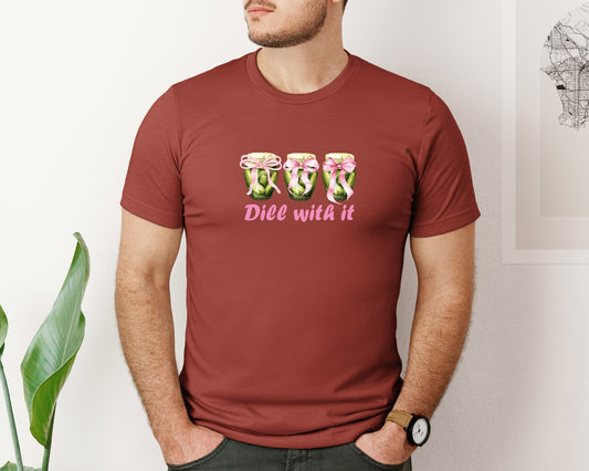 Funny Pickle Coquette Pickle Graphic T-Shirt