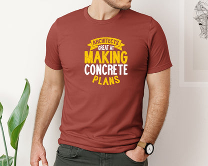 brand:Bella Canvas|color:Rust|Architect Architecture T Shirt Design 68 Graphic T-Shirt