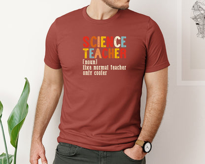 brand:Bella Canvas|color:Rust|Funny Science Teacher T Shirt 2 Graphic T-Shirt