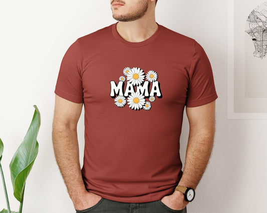 Mama Mothers Day Flowers Graphic T-Shirt