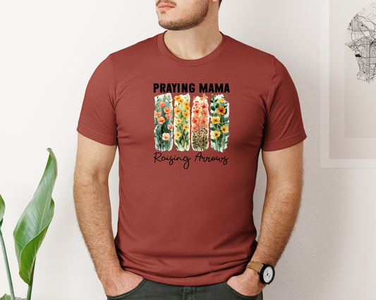 Mothers Day Boho Floral Mama Graphic T-Shirt