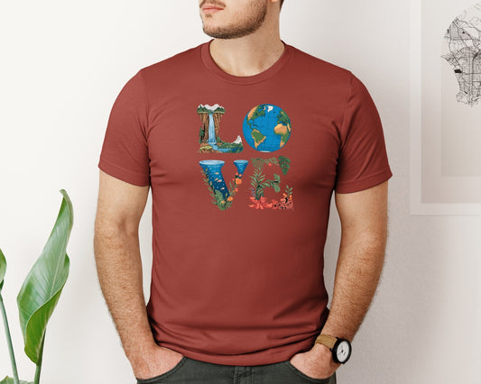 Love Earth Day Environmentalists T Shirt Graphic T-Shirt