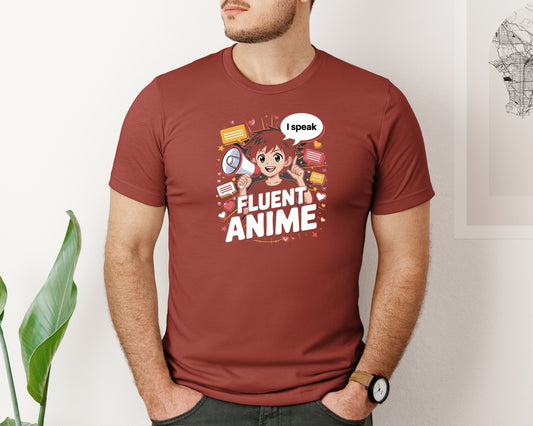 I Speak Fluent Anime T Shirt Graphic T-Shirt