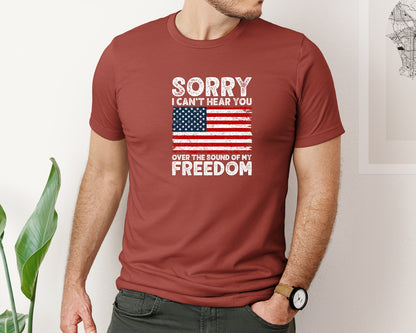 brand:Bella Canvas|color:Rust|Freedom 90 Graphic T-Shirt