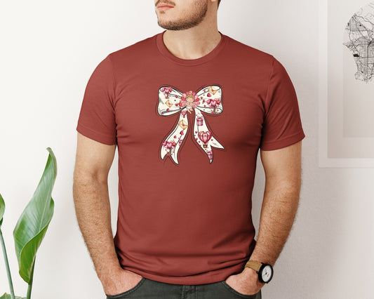 Valentine Coquette Bow 5 Graphic T-Shirt