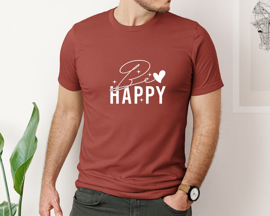 Be Happy Choose Happy Graphic T-Shirt