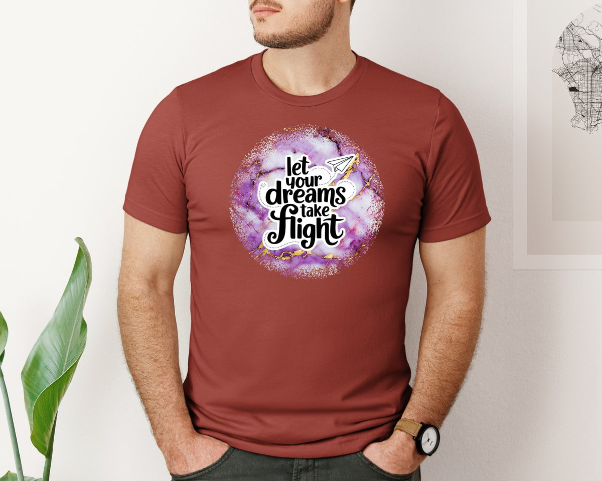 brand:Bella Canvas|color:Rust|Inspirational Quote Round Tshirt 54 Graphic T-Shirt