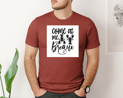 brand:Bella Canvas|color:Rust|Come At Me Breaux Mardi Gras Sv 2 Graphic T-Shirt