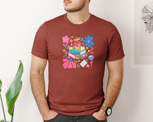 Boho Teacher Floral Teacher Graphic T-Shirt