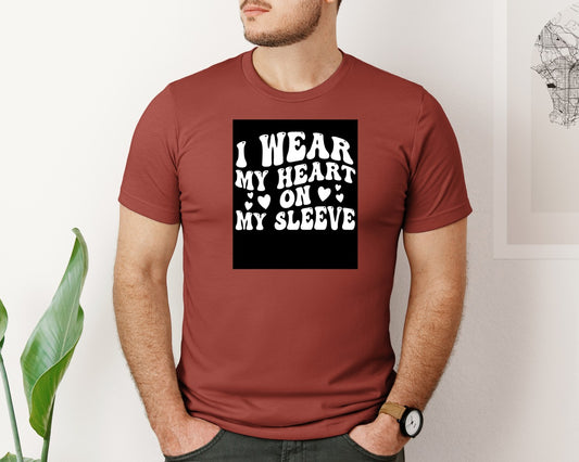 I Wear My Heart On My Sleeve 9 Graphic T-Shirt