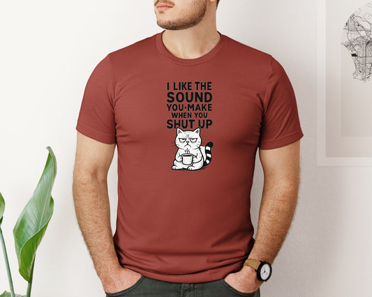 Funny Sarcastic Cat 3 Graphic T-Shirt