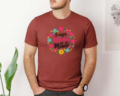 brand:Bella Canvas|color:Rust|Spanish Mothers Day 6 Graphic T-Shirt
